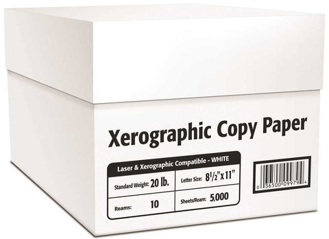 XEROGRAPHIC COPY PAPER