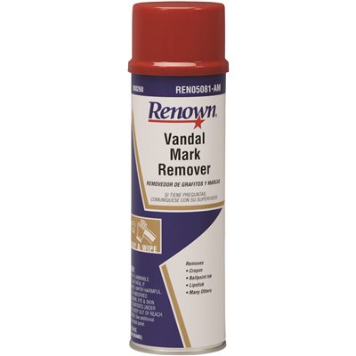 REN05081-AM Renown GRAFFITI AND VANDAL MARK REMOVER 16 OZ AEROSOL