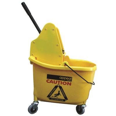 APP15501 Appeal 35 Qt. Capacity Down-Press Mop Bucket Combo Yellow
