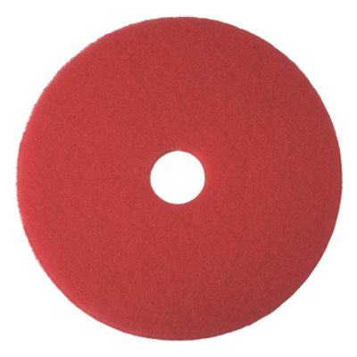 REN02048   CLEANING & JANITORIAL  EQUIPMENT & EQUIPMENT PARTS  FLOOR MACHINE PADS & BONNETS Renown 20 in. Red Buffing Floor Pad (5-Count)
