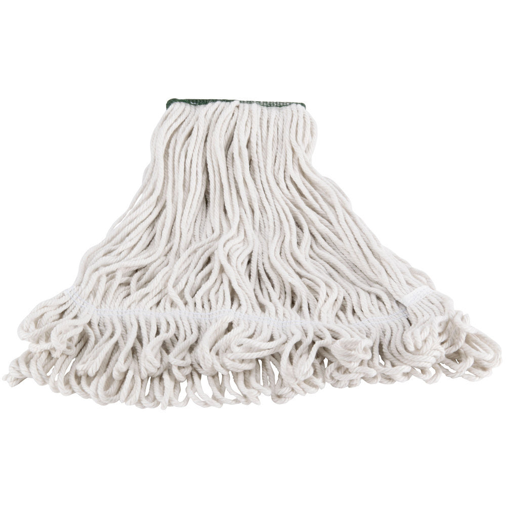 312376556 1.25 in. Headband Large White Cotton Looped String Mop (2-Pa ...